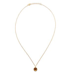 Circle Dragonfly Necklace-Necklaces-Anna Bankuti-Pistachios