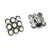 Circle Grid Clip-Ons-Earrings-Heather Guidero-Pistachios