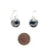 Circlular Dendritic Agate Hook Earrings-Earrings-Susanne Kern-Pistachios