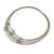 Circular Gold and Silver Steel Cable Necklace-Necklaces-Bernd Schmid-Pistachios