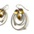Circular Petal Dangle Earrings-Earrings-Judith Neugebauer-Pistachios