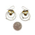 Circular Petal Dangle Earrings-Earrings-Judith Neugebauer-Pistachios