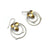 Circular Petal Dangle Earrings-Earrings-Judith Neugebauer-Pistachios