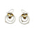 Circular Petal Dangle Earrings-Earrings-Judith Neugebauer-Pistachios
