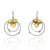 Circular Petal Dangle Earrings-Earrings-Judith Neugebauer-Pistachios
