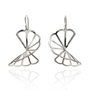 Cloud Fold Earrings - Pistachios