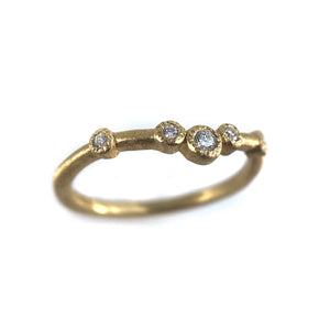 Cluster Diamond Ring-Rings-Yasuko Azuma-Pistachios