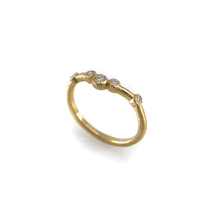 Cluster Diamond Ring-Rings-Yasuko Azuma-Pistachios