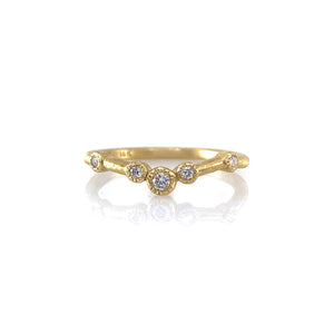 Cluster Diamond Ring-Rings-Yasuko Azuma-Pistachios