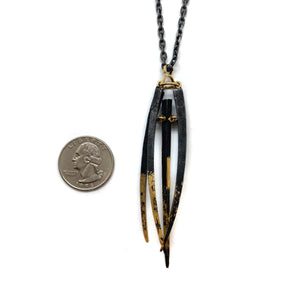 Clustered Nail Pendant-Necklaces-Pat Flynn-Pistachios