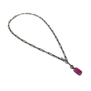 Cobalto Lariat Necklace-Necklaces-Emily Rogstad-Pistachios