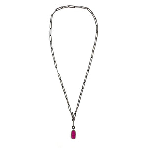Cobalto Lariat Necklace-Necklaces-Emily Rogstad-Pistachios