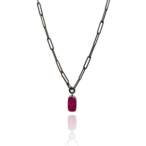 Cobalto Lariat Necklace-Necklaces-Emily Rogstad-Pistachios