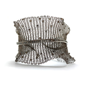 Cognac Diamond Cuff-Bracelets-Sowon Joo-Pistachios