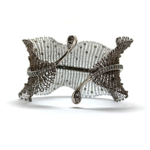 Cognac Diamond Cuff-Bracelets-Sowon Joo-Pistachios