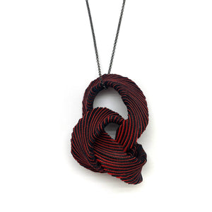Comme Koanuh as a Pendant - Red/Black-Necklaces-Yong Joo Kim-Pistachios