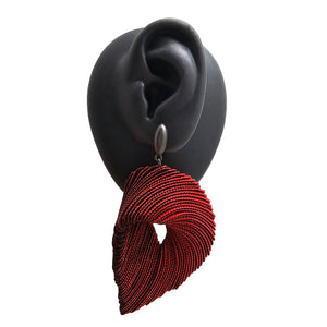 Comme Tolio with Oval Post - Red