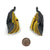 Comme duVitro with Oval Post - Yellow/Gray-Earrings-Yong Joo Kim-Pistachios