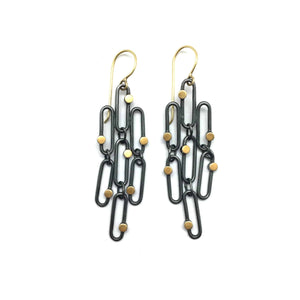 Confetti Grid Earrings - Small-Earrings-Heather Guidero-Pistachios