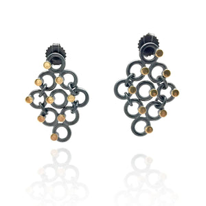 Confetti Grid Earrings - Small-Earrings-Heather Guidero-Pistachios