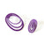 Constanza Nolé - "Asymmetric - Purple"-Earrings-Earrings Galore-Pistachios