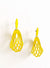Constanza Nolé - "Wings - Yellow"-Earrings-Earrings Galore-Pistachios