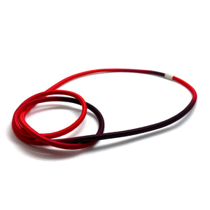 Coral Flame Knot Necklace-Necklaces-Gilly Langton-Pistachios