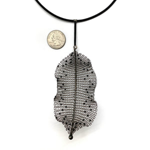 Crochet Leaf Necklace