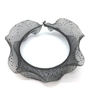 Crocheted Statement Collar Necklace-Necklaces-Sowon Joo-Pistachios