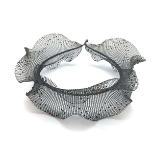 Crocheted Statement Collar Necklace-Necklaces-Sowon Joo-Pistachios