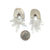 Crystal Icicle Arches - Clip-ons-Earrings-Heather Guidero-Pistachios