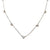 Cubic Zirconia Station Necklace-Necklaces-Manuela Carl-Pistachios