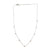 Cubic Zirconia Station Necklace-Necklaces-Manuela Carl-Pistachios