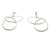 Curlicue Drop Earrings Large - Sterling Silver-Earrings-Yoko Takirai-Pistachios