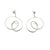 Curlicue Drop Earrings Medium - Sterling Silver-Earrings-Yoko Takirai-Pistachios