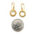 Cut Out Circle Earrings - Gold-Earrings-Manuela Carl-Pistachios