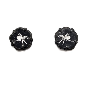 Dainty Spider Studs-Earrings-Kelly Jean Conroy-Pistachios