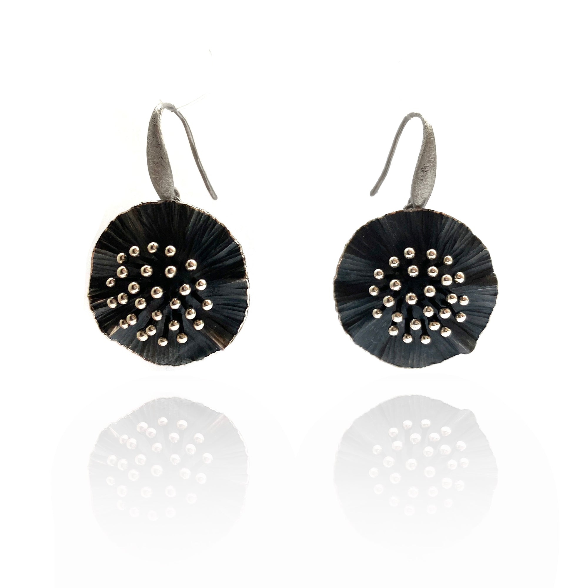 Dangle Dot Earrings-Earrings-So Young Park-Pistachios