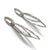 Dangle Platinum Earrings-Earrings-Sowon Joo-Pistachios