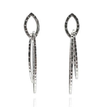 Dangle Platinum Earrings