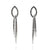 Dangle Platinum Earrings-Earrings-Sowon Joo-Pistachios