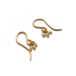 Dangling Pearl Earrings-Earrings-Julia Cabral-Pistachios