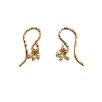 Dangling Pearl Earrings