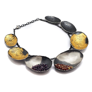 Dark Galaxy Necklace-Necklaces-So Young Park-Pistachios