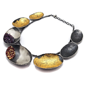 Dark Galaxy Necklace-Necklaces-So Young Park-Pistachios