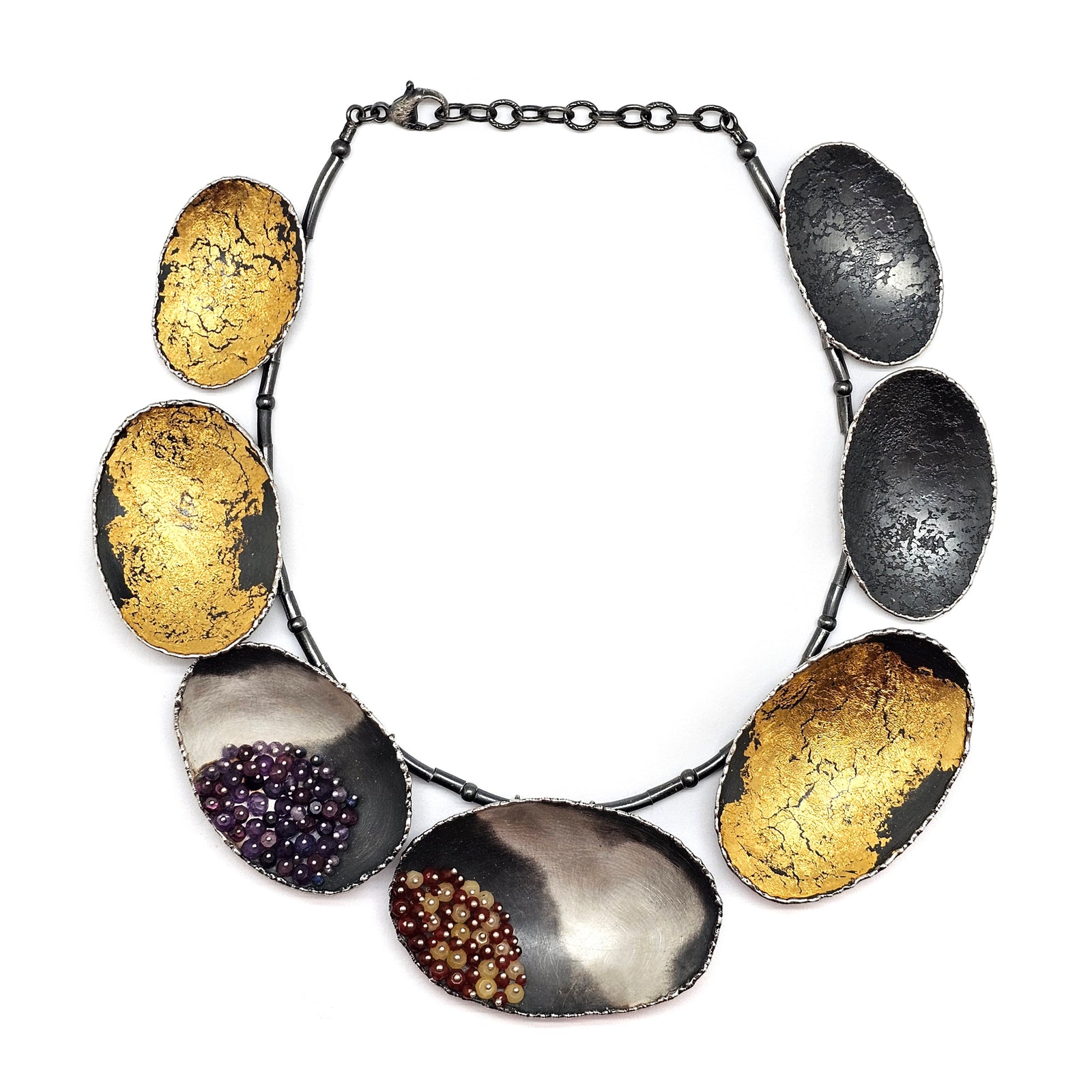 Dark Galaxy Necklace-Necklaces-So Young Park-Pistachios