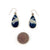 Deep Blue Sodalite Hook Earrings-Earrings-Susanne Kern-Pistachios