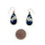 Deep Blue Sodalite Hook Earrings-Earrings-Susanne Kern-Pistachios