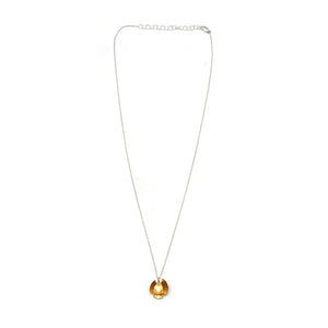 Delicate Fallen Petal Pendant-Necklaces-Anna Krol-Pistachios