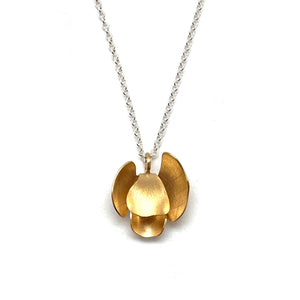 Delicate Fallen Petal Pendant-Necklaces-Anna Krol-Pistachios